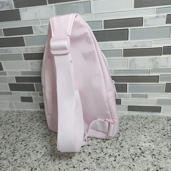 VS PINK Nylon Sling Backpack (light pink) - Picture 5 of 5